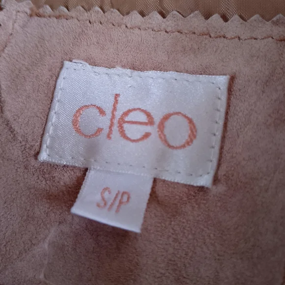 Suede Zip-Front Jacket in Tan Cleo Leather - Picture 2 of 10